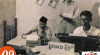 Foto suasana saat Redaktur membuat Berita di Kantor Redaksi Majalah Tjipta , tanggal 9 Februari 1955. (Edisi Hari Pers Nasional)